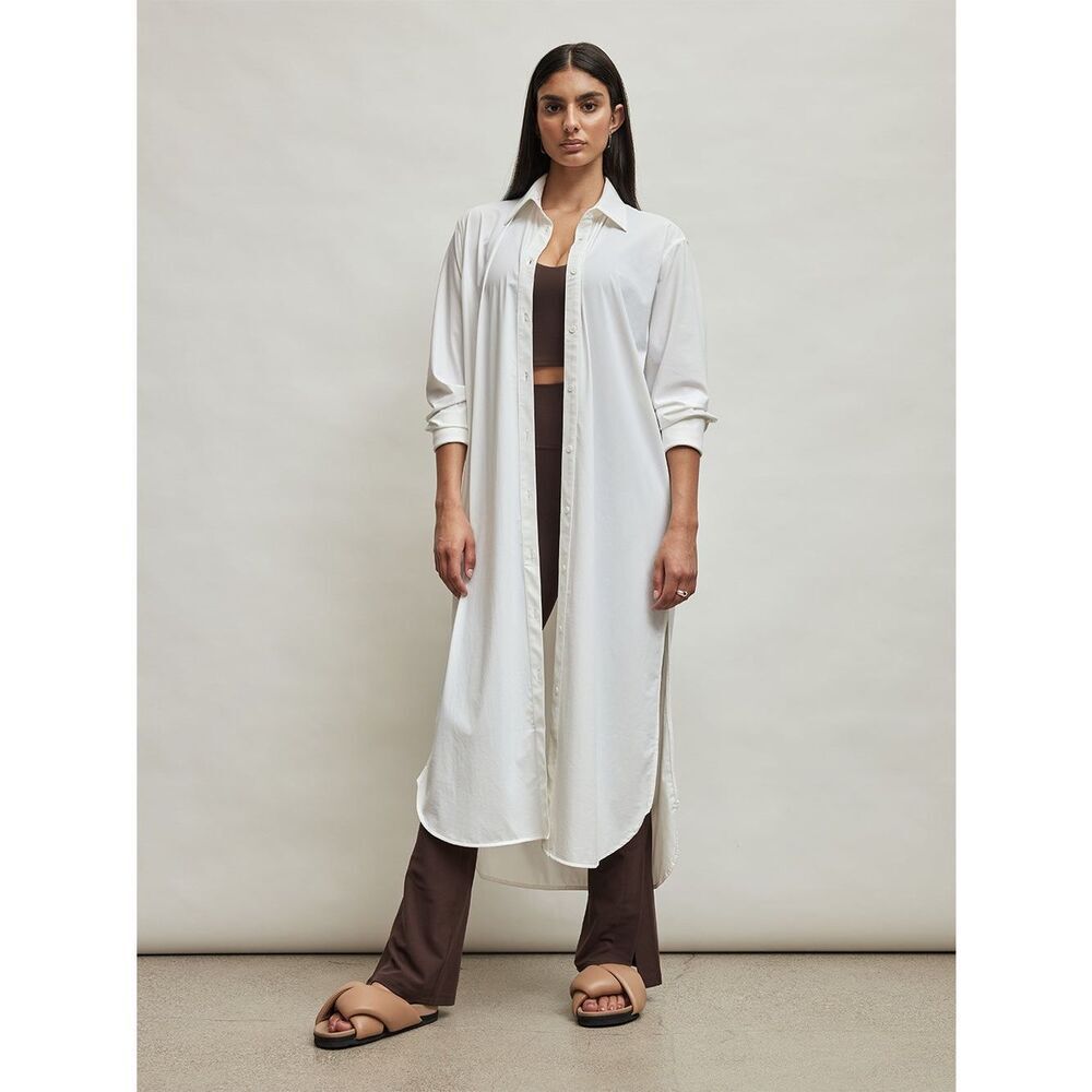 NWT Carbon38 Button Up Oversized Tunic Dress NWT - image 2